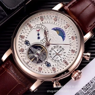 Relógio De Pulso Masculino Patek Moon Automático Tourbillon