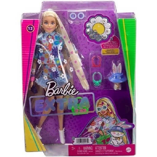 Boneca Barbie Extra Mini Roupa Xadrez Mattel - Fátima Criança