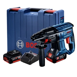 Martelete Perfurador GBH 180-LI Bosch SDS-Plus 18V Brushless com Baterias Carregador e Maleta