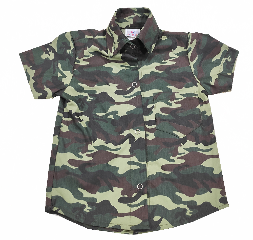 Camisa social do store exercito