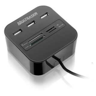 Hub 3 Portas Usb Leitor Cartão Micro Sd Universal 2.0 Ac121
