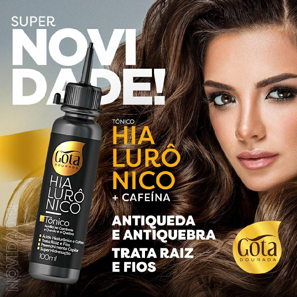 Tônico Capilar Fortificante | Gota Dourada 100ml. | Shopee Tônico Capilar Fortificante | Gota Dourada 100ml. | Shopee
