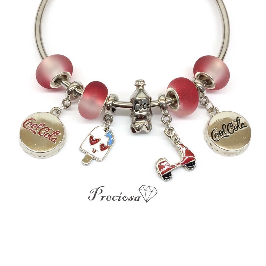 Berloques Coca cola sorvete, lambreta Shopee Brasil