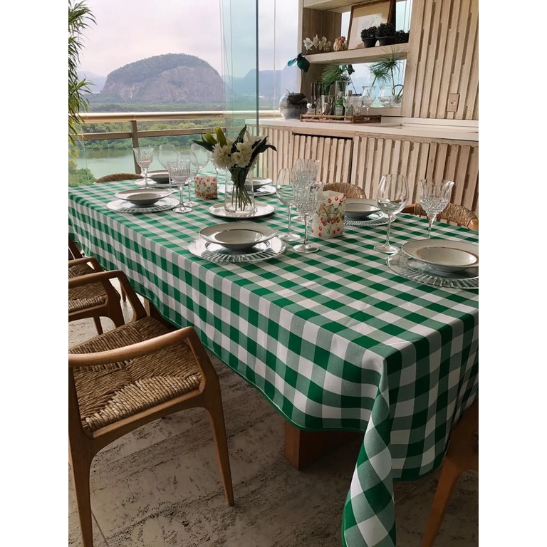 PROMOÇÃO Toalha de mesa Xadrez - Para Bar, Pizzaria, Lanchonete, Festa Junina/Julina - Para Mesa de 4 ou 6 Cadeiras