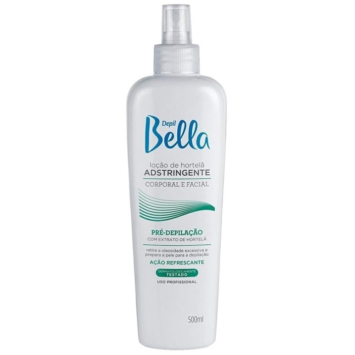 Loção Pré Depilatória Adstringente Depil Bella Hortelã 500 Ml