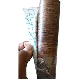 1m x 45cm Papel Contact imita madeira demolição Adesivo Lavável para envelopar móveis