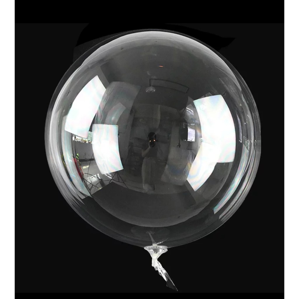 10 Balão Bubble Bobo Transparente Silicone