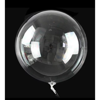 10 Balão Bubble Bobo Transparente Silicone