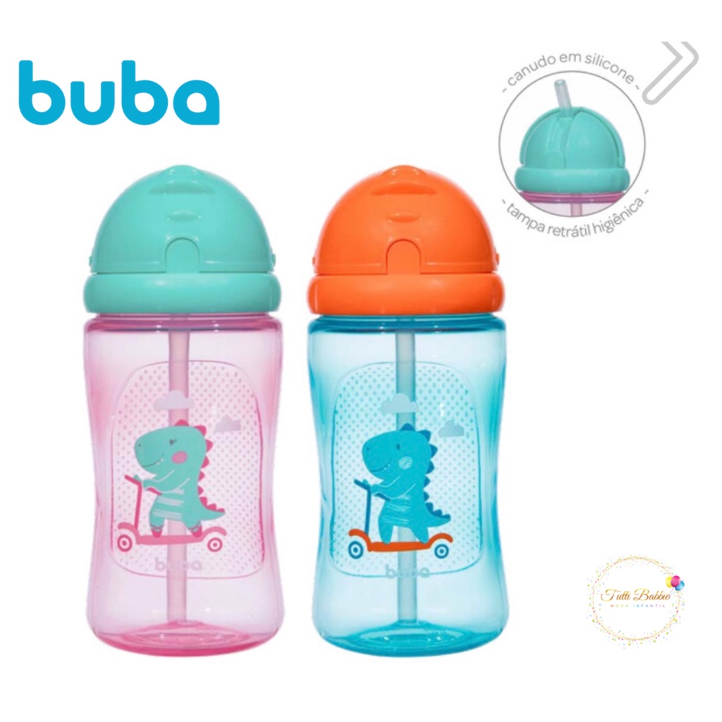 Garrafa Garrafinha Infantil Dino Buba Menino Criança | Shopee Brasil
