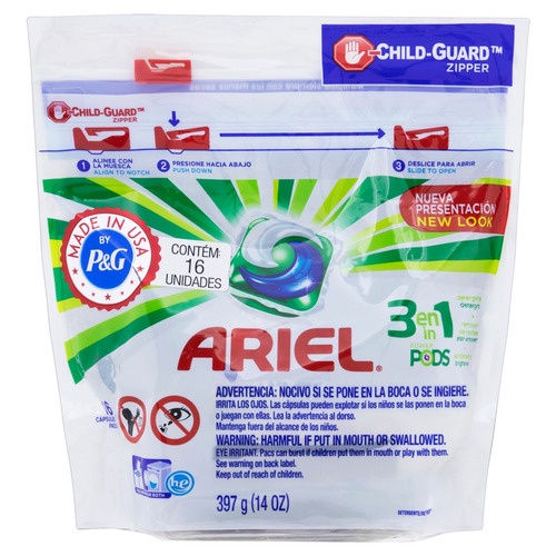 Sabão Em Cápsula Ariel Power Pods Pouch 397 g