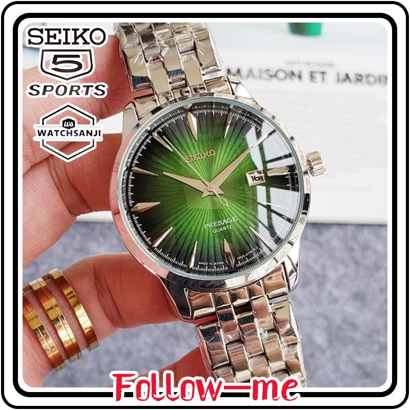 Em Estoque Rel gio De Pulso Masculino Original Seiko 5 De Quartzo Autom tico Luminoso Prova D gua Com Calend rio