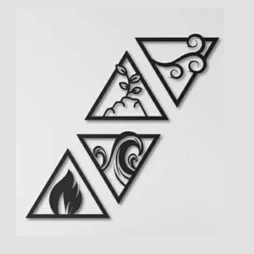 Quadro decorativo 4 Elementos