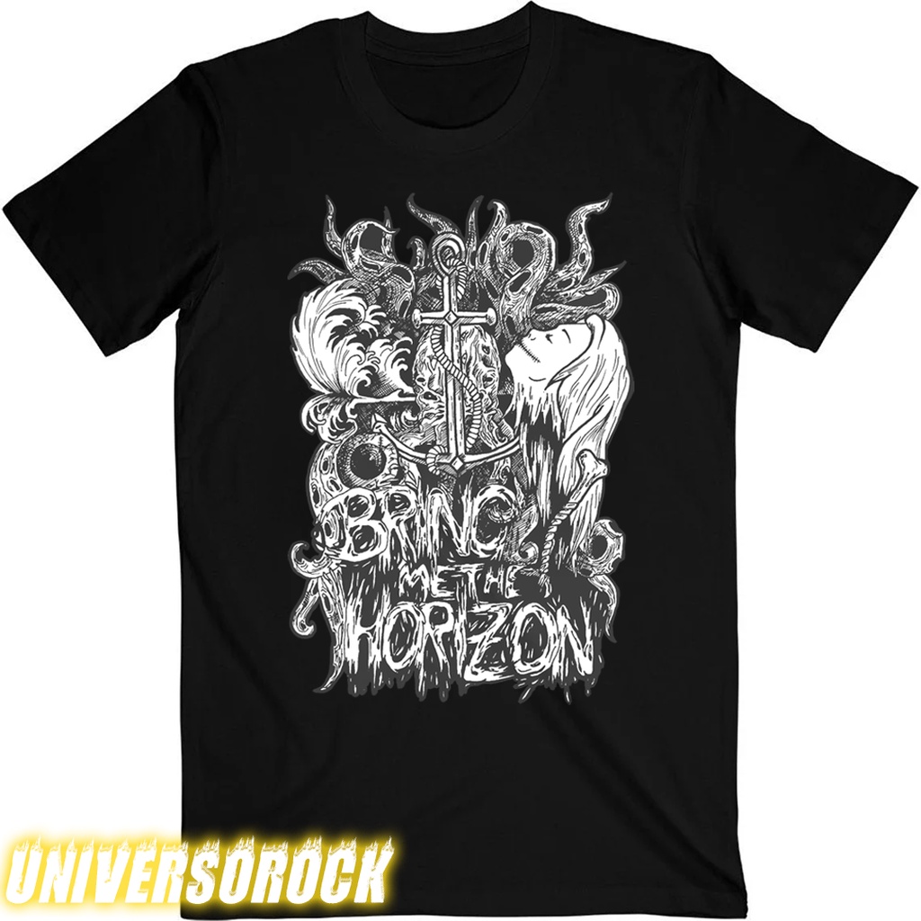 Camiseta T-shirt Unissex Bring Me the Horizon Banda Rock | Shopee