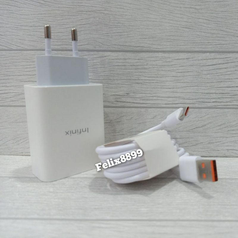 Carregador Rápido infinix Hot 11 11S NFC Nota 8 10 Zero X Neo 18W 33W Carregamento Original USB Tipo C