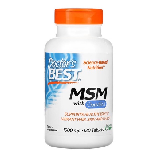 Msm Com Optimsm 1.500 Mg 120 Und Doctor's Best ( Importado ) | Shopee ...
