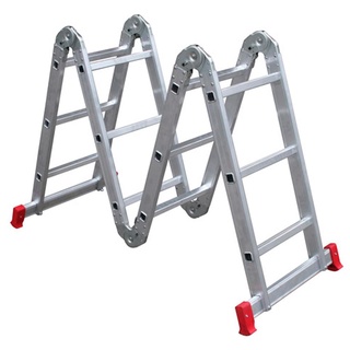Escada Articulada 4 x 3 com 12 Degraus de Aluminio ESC0292