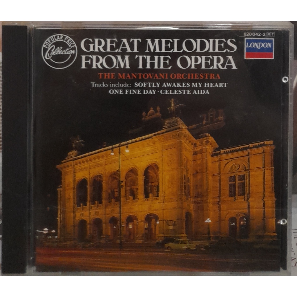 CD-IMPORTADO-THE MANTOVANI ORQUESTRA-GREAT MELODIES FROM THE OPERA ...