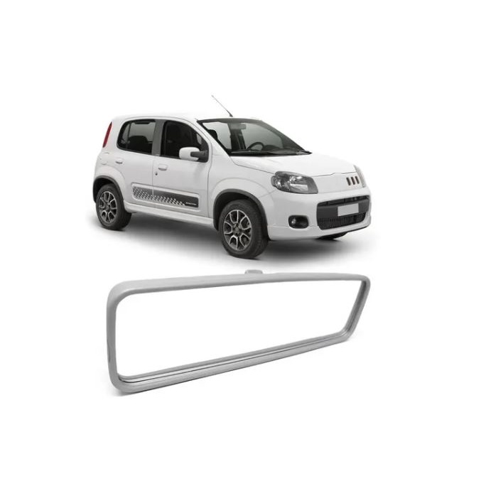 Espelho Retrovisor Interno Uno Mille/novo Uno Cinza Original ..