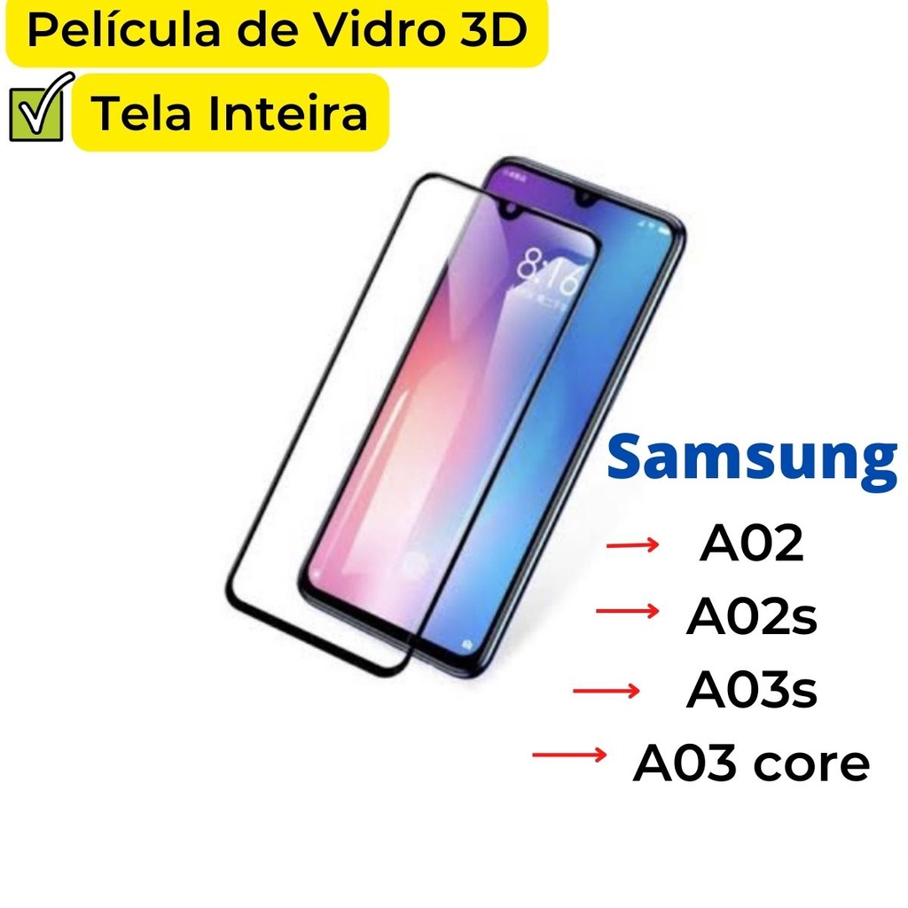 Pel Cula De Vidro D Tela Inteira Samsung Galaxy A A S A S