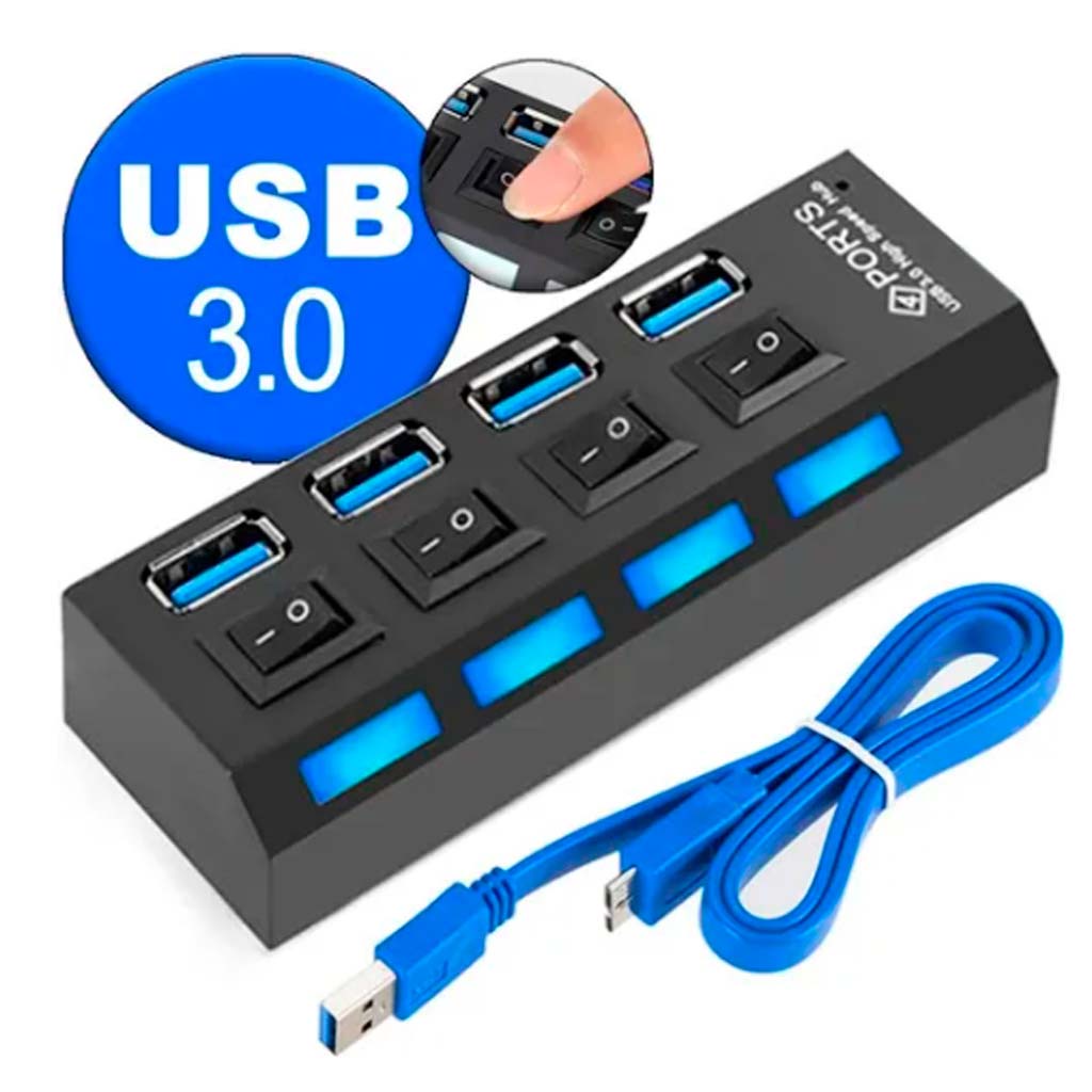Hub cabo usb 3.0 extensor 4 portas plug and play | Shopee Brasil