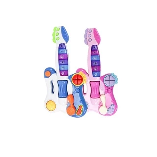 Guitarra Infantil com Luz Som e Músicas para Crianças BBR em Oferta na Shopee