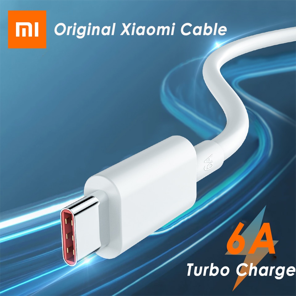 REDMI XIAOMI 100 Cabo De Carregamento Turbo Original 6a 33W Usb Tipo