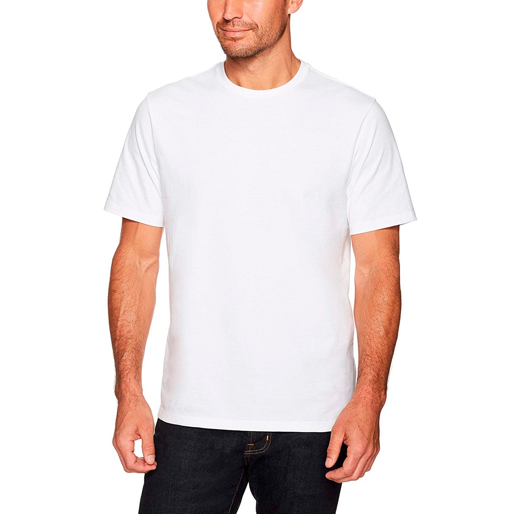 Promoção Camiseta Camisa Branca Lisa Básica Masculina Slim T-SHIRT 100% Algodão  Reforçada AMGK