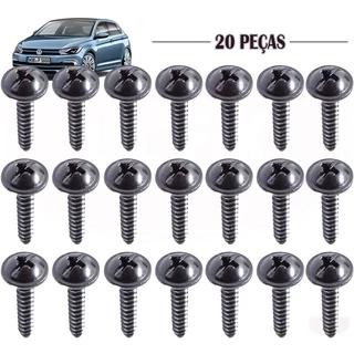 20 Parafusos 4,2x22 Da Placa Emplacamento VW Polo 03a20