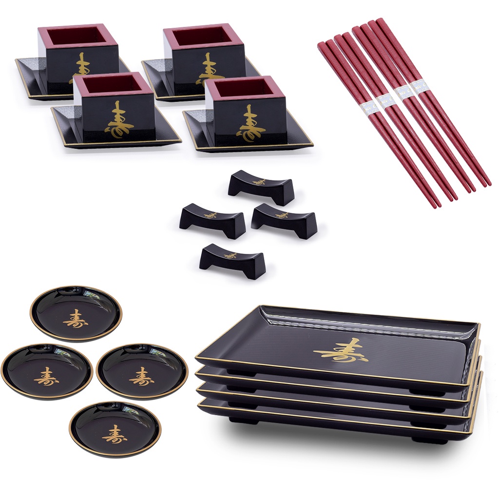 Kit Oriental japones Sushi Sashimi Para 4 Pessoas Shopee Brasil