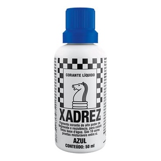 Corante Xadrez Bisnaga Pigmento Líquido 50ml Preto 6u