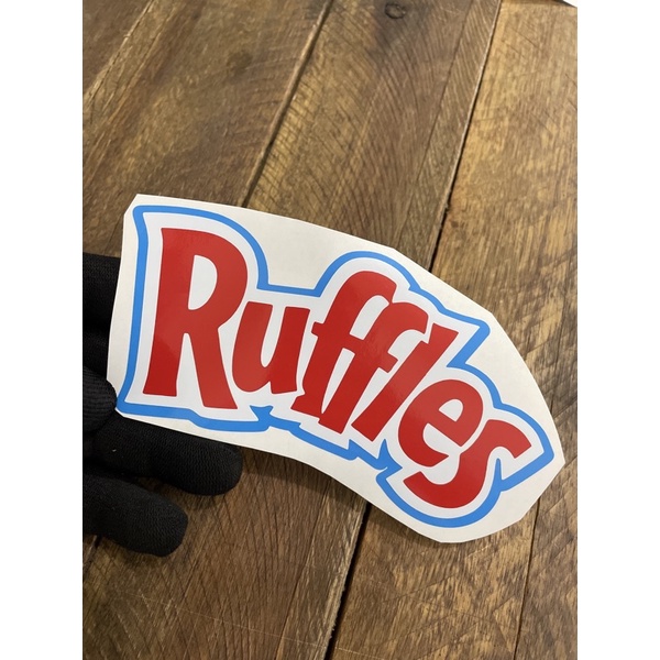 adesivo,vinil RUFFLES 15x5 | Shopee Brasil