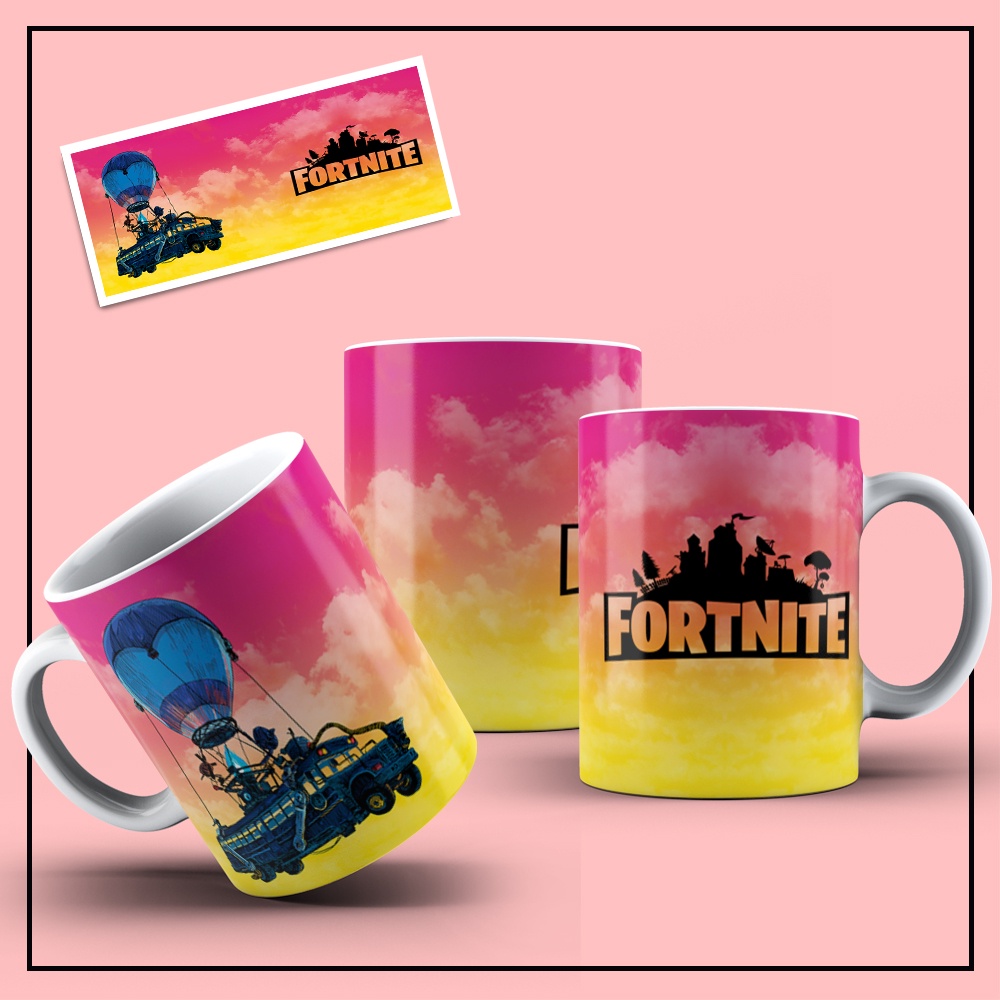 Caneca Gamer da Coleção Fortnite - Santos & Silva Personalizados