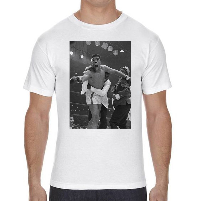 Canotta Uomo Muhammad Ali - Maglietta Muscolare Boxe Sport Cassius Clay (Monkey Print) - Foto 4