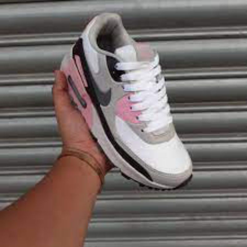 Nike air max 2025 90 cinza e rosa