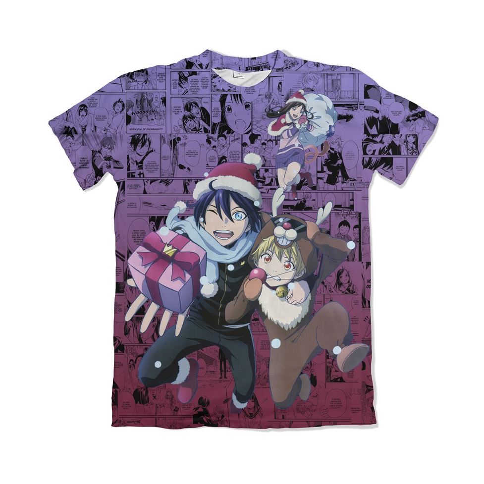 Camiseta Yato E Yukine Natal Anime Noragami Shopee Brasil