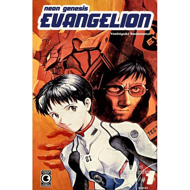 Mangá Evangelion Nº 1 à Nº 20 Editora Conrad Yushiyuki Sadamoto