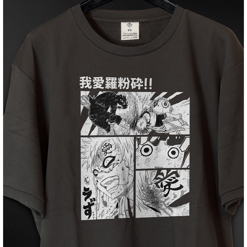 Camiseta T-Shirt Shisui Uchiha Anime Narut'o Mangá Algodão - Cinza