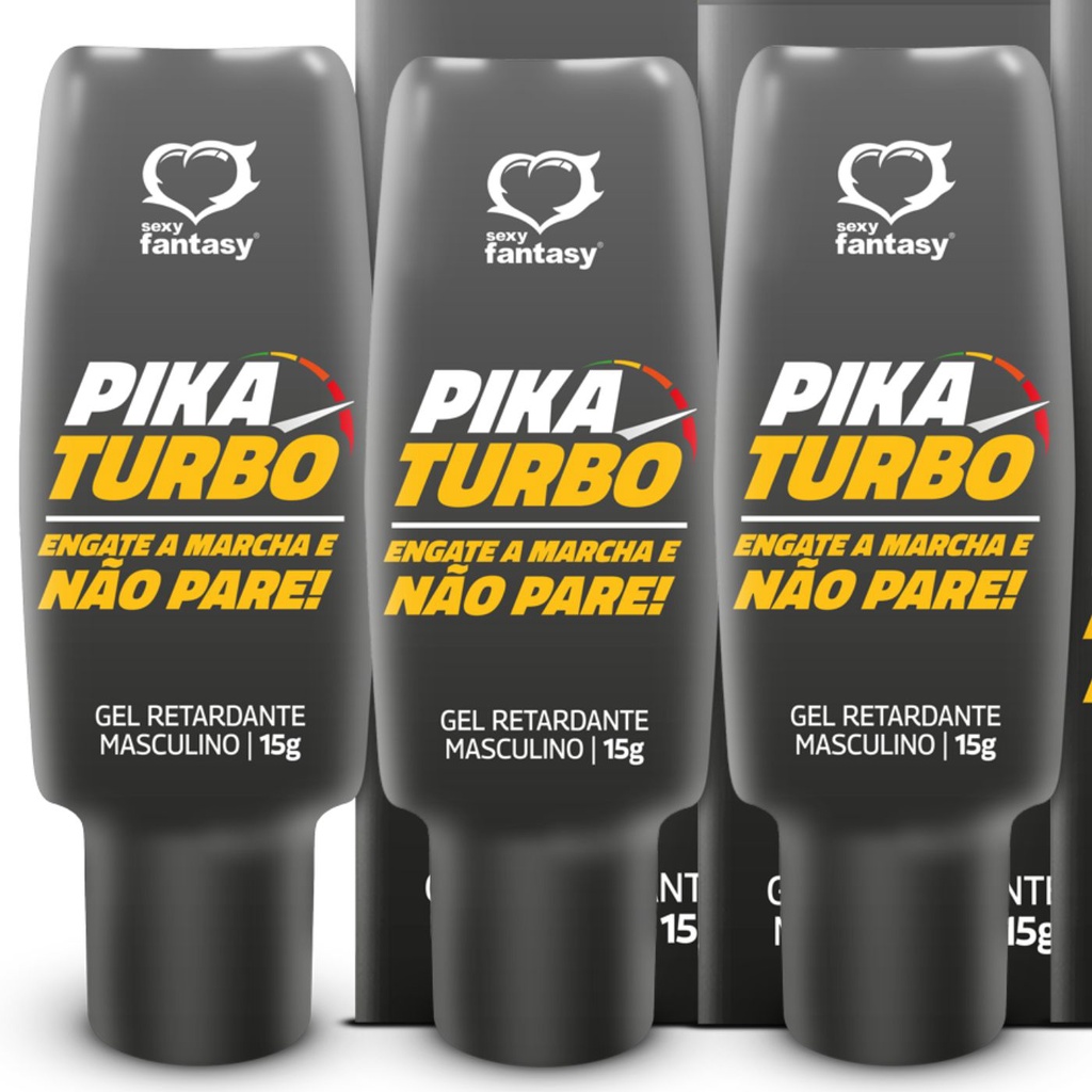 Demore A Gozar Retardante Masculino Surpreenda PIca Turbo KIT COM 3