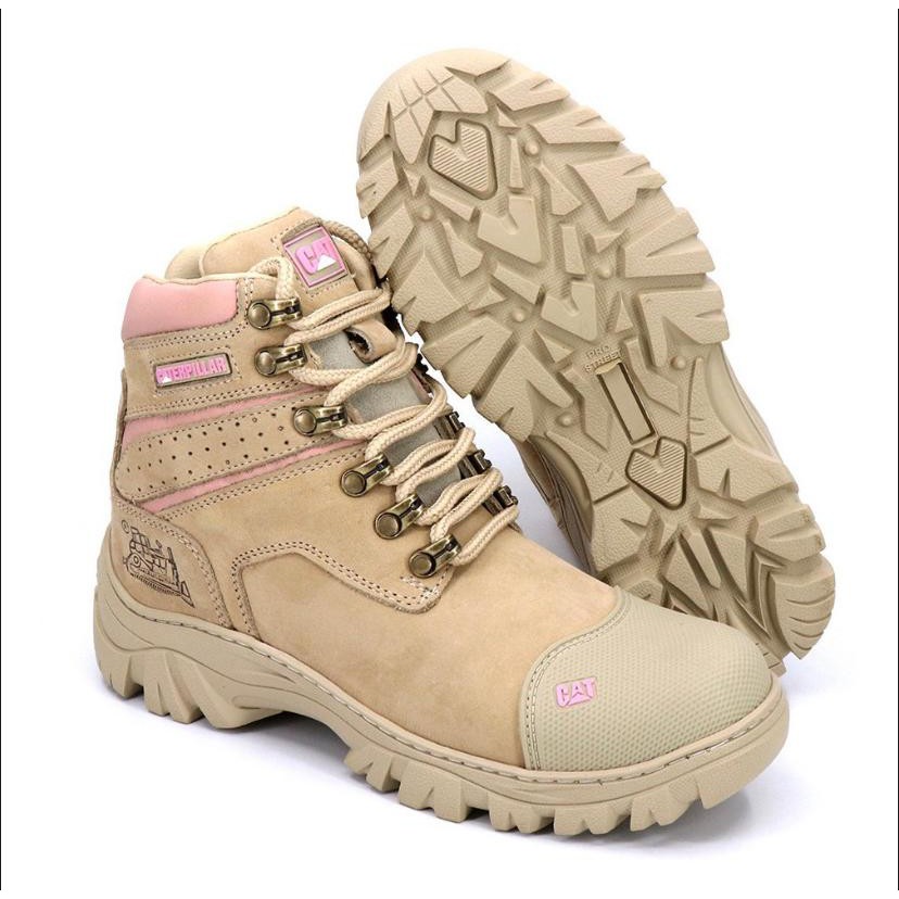 Bota Coturno Caterpillar Feminino Couro Legitimo Costurado - AliExpress