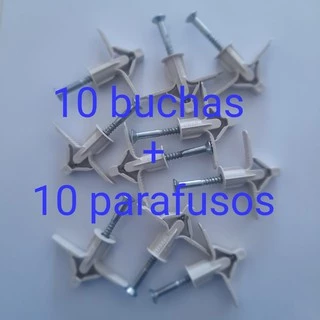 Bucha para gesso/drywall N2 com parafuso