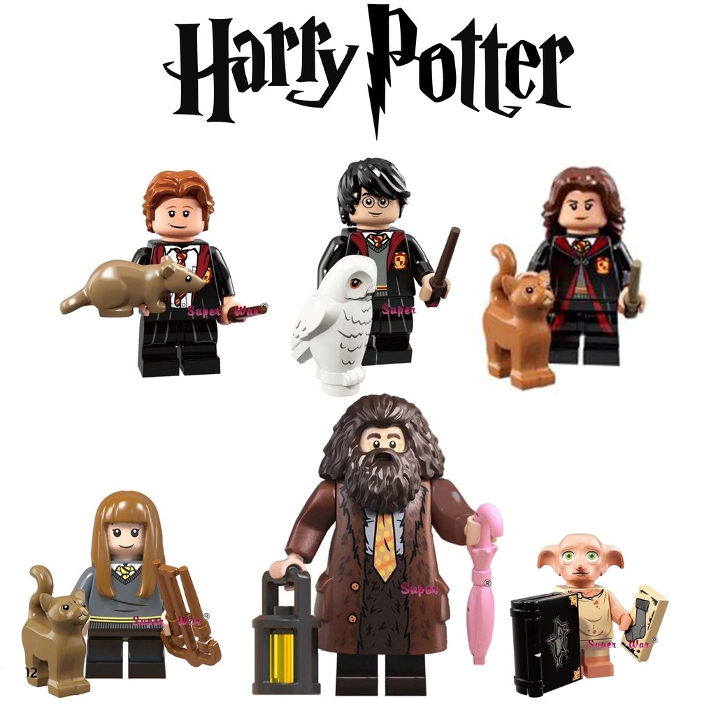 Boneco Harry Potter lego Bloco de montar Brinquedo Kit Boneco