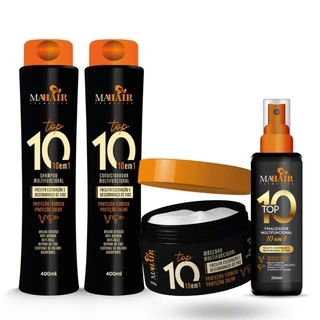 Kit Tratamento Capilar Top 10 Multifuncional Mahair – 4 itens