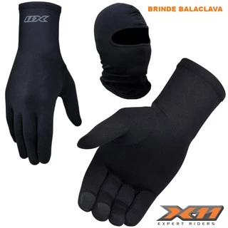 luva Motociclista Segunda Pele X11 Thermic Função Touch Frio Intenso