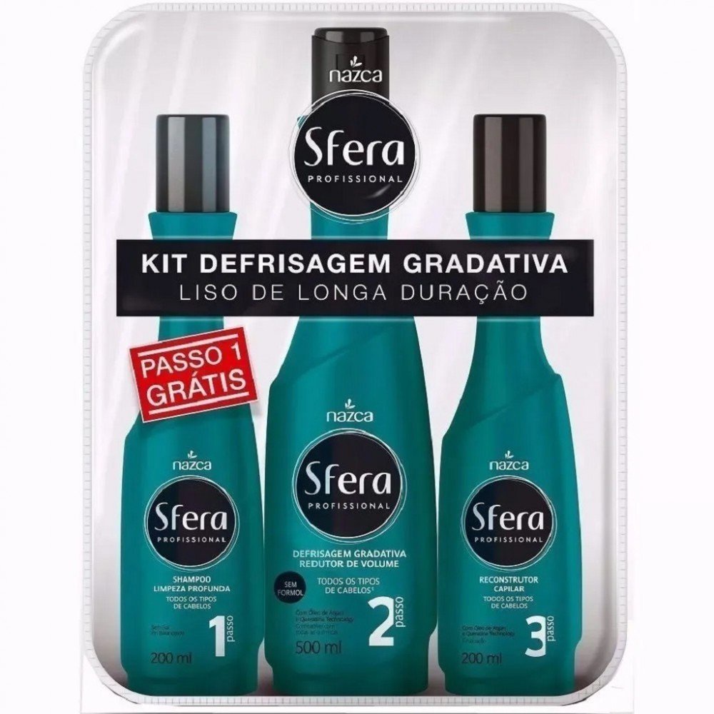 Kit Defrisagem Gradativa Profissional Sfera grande Todos os Tipos de ...