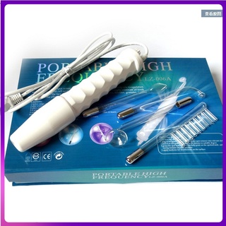 4 in1 Aparelho Alta Frequência Bivolt Óculos Eletrodo Com Tubo De Vidro De Eletrodosão / Removedor De Pontos Acne