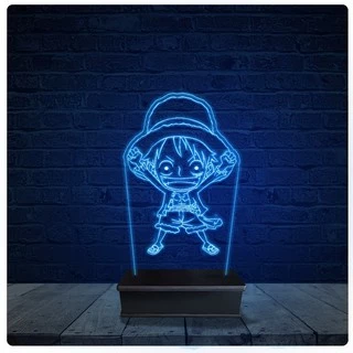 Luminária Led Acrilico Abajur - One Piece Anime 06