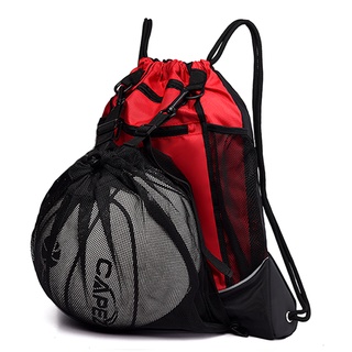 Basketball mochila saco de futebol impermeável drawcord saco de treinamento
