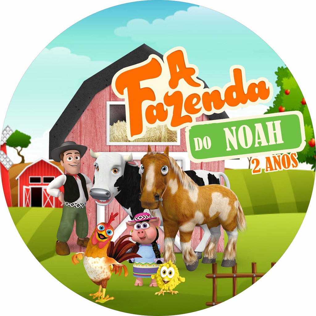 Fotos Festa Anos 80 Fazenda Painel Em Lona Redondo Festa Infantil