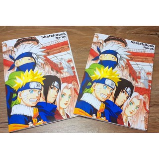 Sketchbook Para Desenho Anime Naruto, Bloco De Notas Para