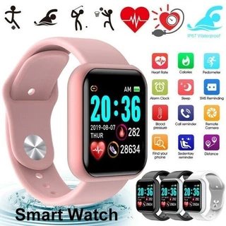 Novo Relógio Inteligente Y68 D20 D28 Monitor Fitness Homens Mulheres Smartwatch Monitor